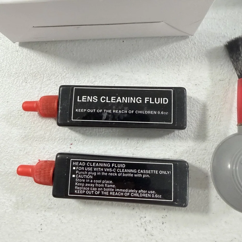 Direct Power Plus DPV-1001 Camcorder Cleaning Kit VHS-C 8mm Tape Head Lens Fluid